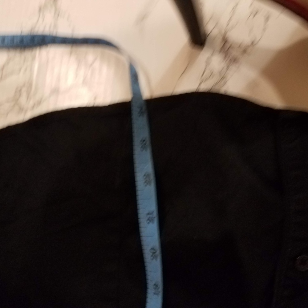 Lane Bryant Leopard Print/Black Button Up - image 3